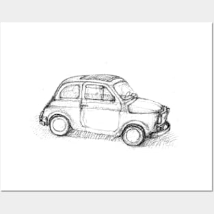 Sketch of a car Posters and Art